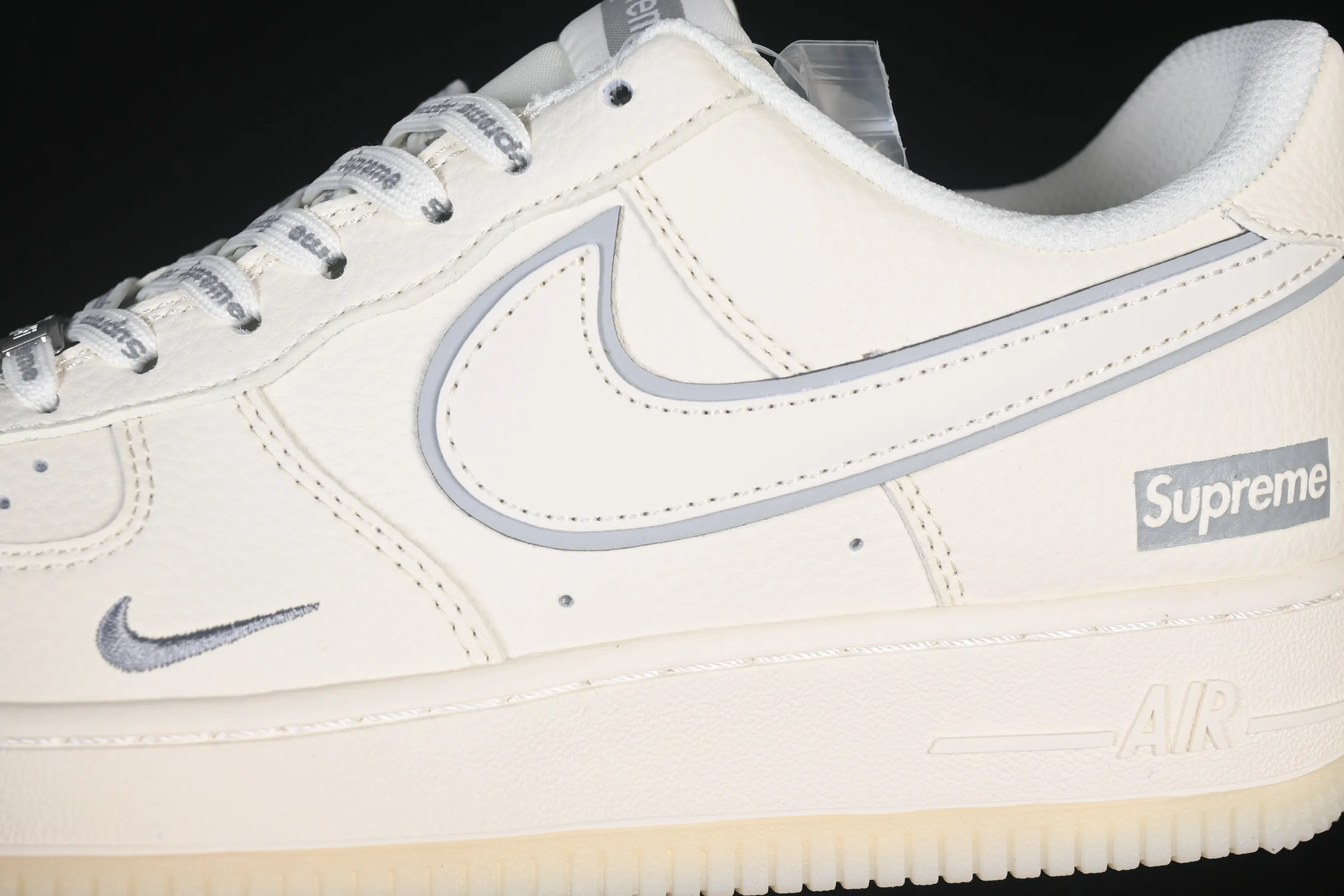 All categories Nk Air Force 1 Air Force series Nk Air Force 1 Low Air Force low-top Nike Air Force 1'07 Low Supreme co-branded beige crystal bottom Air Force 1 low-top casual sneakers XX3168-193